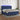 Boxspring met matras en LED stof blauw 160x200 cm