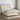 Boxspring met matras en LED stof crèmekleurig 140x200 cm