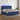 Boxspring met matras en LED stof blauw 160x200 cm