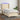 Boxspring met matras en LED stof crèmekleurig 80x200 cm