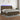 Boxspring met matras en LED stof donkerbruin 200x200 cm