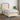 Boxspring met matras en LED stof crèmekleurig 90x190 cm