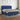 Boxspring met matras en LED stof blauw 160x200 cm
