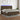 Boxspring met matras en LED stof donkerbruin 200x200 cm