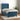 Boxspring met matras en LED fluweel donkerblauw 90x190 cm