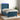 Boxspring met matras en LED fluweel donkerblauw 90x200 cm