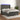 Boxspring met matras en LED fluweel donkergrijs 140x190 cm