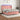 Boxspring met matras en LED fluweel roze 160x200 cm
