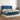 Boxspring met matras en LED fluweel donkerblauw 200x200 cm