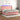 Boxspring met matras en LED fluweel roze 200x200 cm