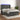 Boxspring met matras en LED fluweel donkergrijs 140x190 cm