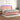 Boxspring met matras en LED fluweel roze 200x200 cm
