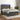 Boxspring met matras en LED fluweel donkergrijs 140x190 cm