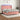 Boxspring met matras en LED fluweel roze 180x200 cm