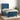 Boxspring met matras en LED fluweel donkerblauw 90x200 cm