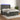 Boxspring met matras en LED fluweel donkergrijs 140x190 cm