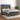 Boxspring met matras en LED fluweel donkergrijs 140x190 cm