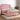 Boxspring met matras en LED fluweel roze 140x200 cm