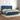 Boxspring met matras en LED fluweel donkerblauw 200x200 cm
