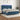 Boxspring met matras en LED fluweel donkerblauw 160x200 cm