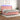 Boxspring met matras en LED fluweel roze 200x200 cm