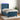 Boxspring met matras en LED fluweel donkerblauw 90x190 cm