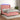 Boxspring met matras en LED fluweel roze 140x200 cm