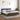 Boxspring met matras en LED stof donkerbruin 180x200 cm