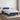 Boxspring met matras en LED stof blauw 120x200 cm