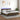 Boxspring met matras en LED stof donkerbruin 180x200 cm