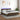 Boxspring met matras en LED stof donkerbruin 180x200 cm
