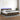 Boxspring met matras en LED stof donkerbruin 200x200 cm