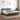 Boxspring met matras en LED stof donkerbruin 160x200 cm
