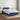 Boxspring met matras en LED stof blauw 120x200 cm
