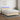 Boxspring met matras en LED stof crèmekleurig 140x190 cm