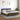 Boxspring met matras en LED stof donkerbruin 160x200 cm