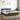 Boxspring met matras en LED stof donkerbruin 160x200 cm