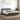 Boxspring met matras en LED stof donkerbruin 180x200 cm
