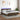 Boxspring met matras en LED stof donkerbruin 160x200 cm