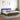 Boxspring met matras en LED stof donkerbruin 180x200 cm