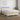 Boxspring met matras en LED stof crèmekleurig 140x190 cm