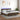 Boxspring met matras en LED stof donkerbruin 180x200 cm