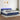 Boxspring met matras en LED stof blauw 200x200 cm