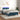 Boxspring met matras en LED fluweel donkerblauw 120x200 cm