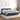 Boxspring met matras en LED fluweel donkerblauw 180x200 cm