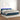 Boxspring met matras en LED fluweel donkerblauw 200x200 cm