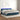 Boxspring met matras en LED fluweel donkerblauw 200x200 cm