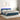 Boxspring met matras en LED fluweel donkerblauw 180x200 cm