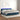 Boxspring met matras en LED fluweel donkerblauw 200x200 cm