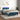 Boxspring met matras en LED fluweel donkerblauw 120x200 cm